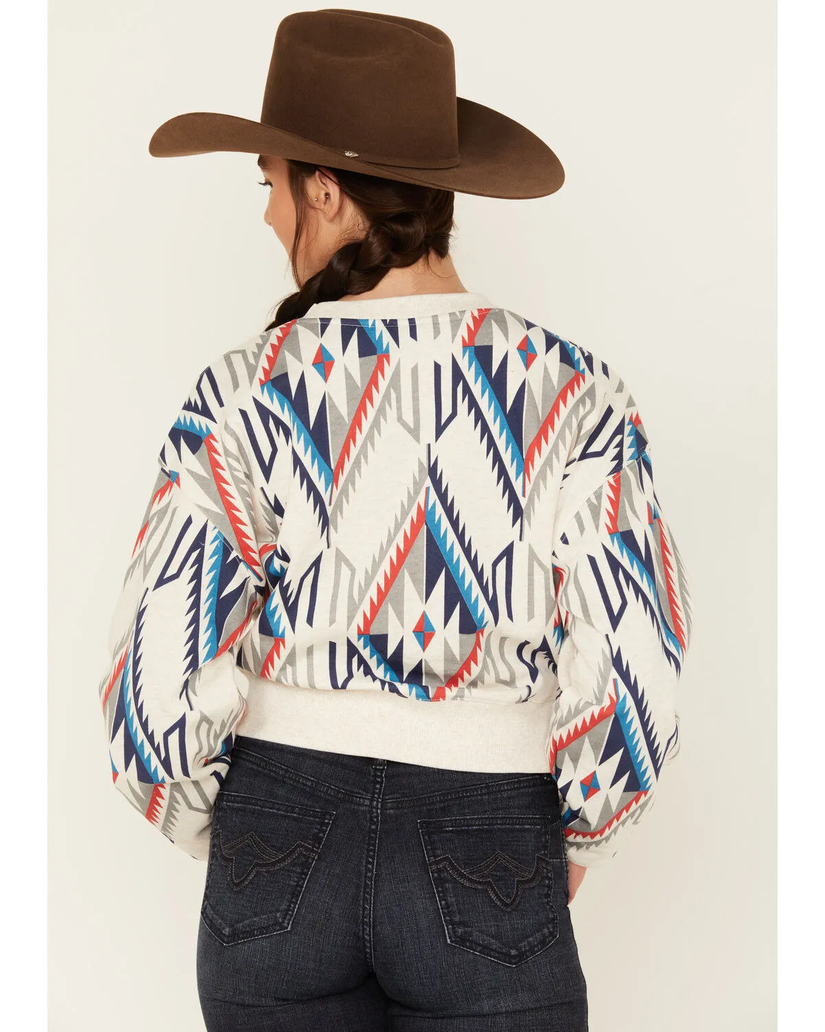 Product Name:  Ariat Women's Chimayo Southwestern Cropped Pullover