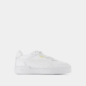 Puma  CA Pro Sneakers in White Leathers