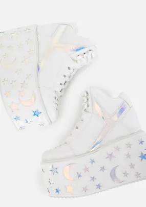 Qozmo Moon Star Platform Sneakers-