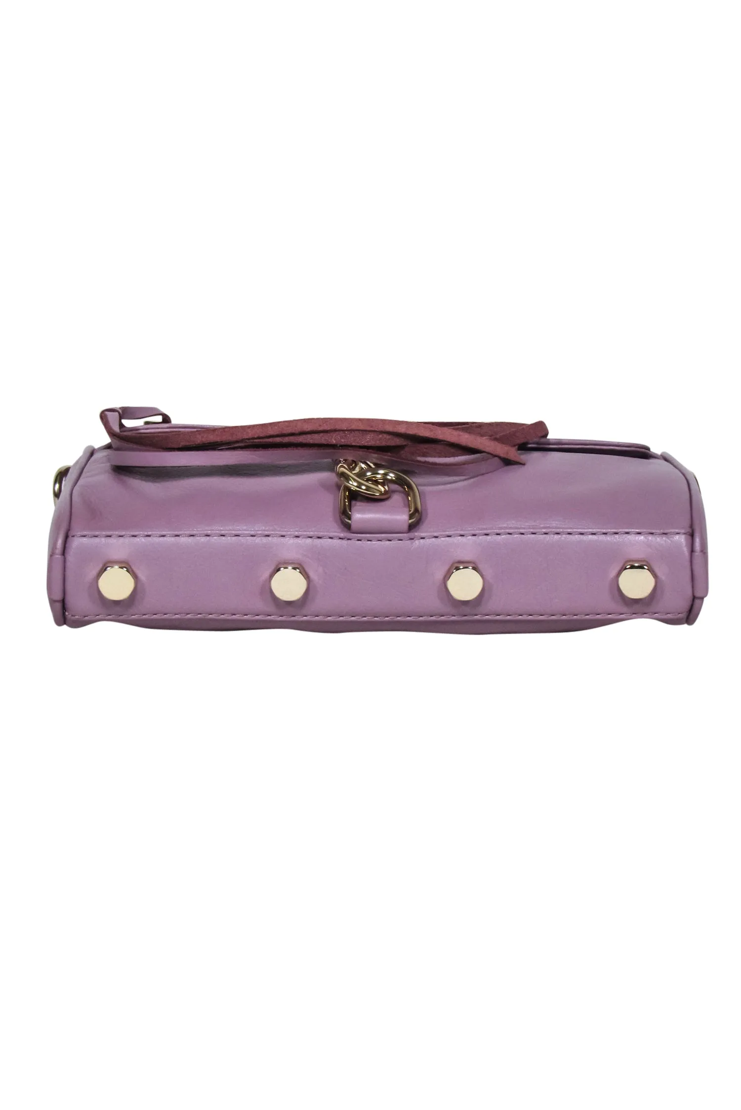 Rebecca Minkoff -  Lavender Leather Crossbody w/ Lobster Claw Clasp