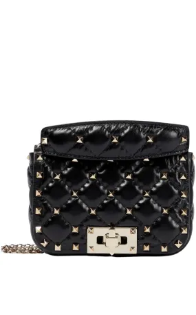 Rockstud Spike Mini Leather Shoulder Bag