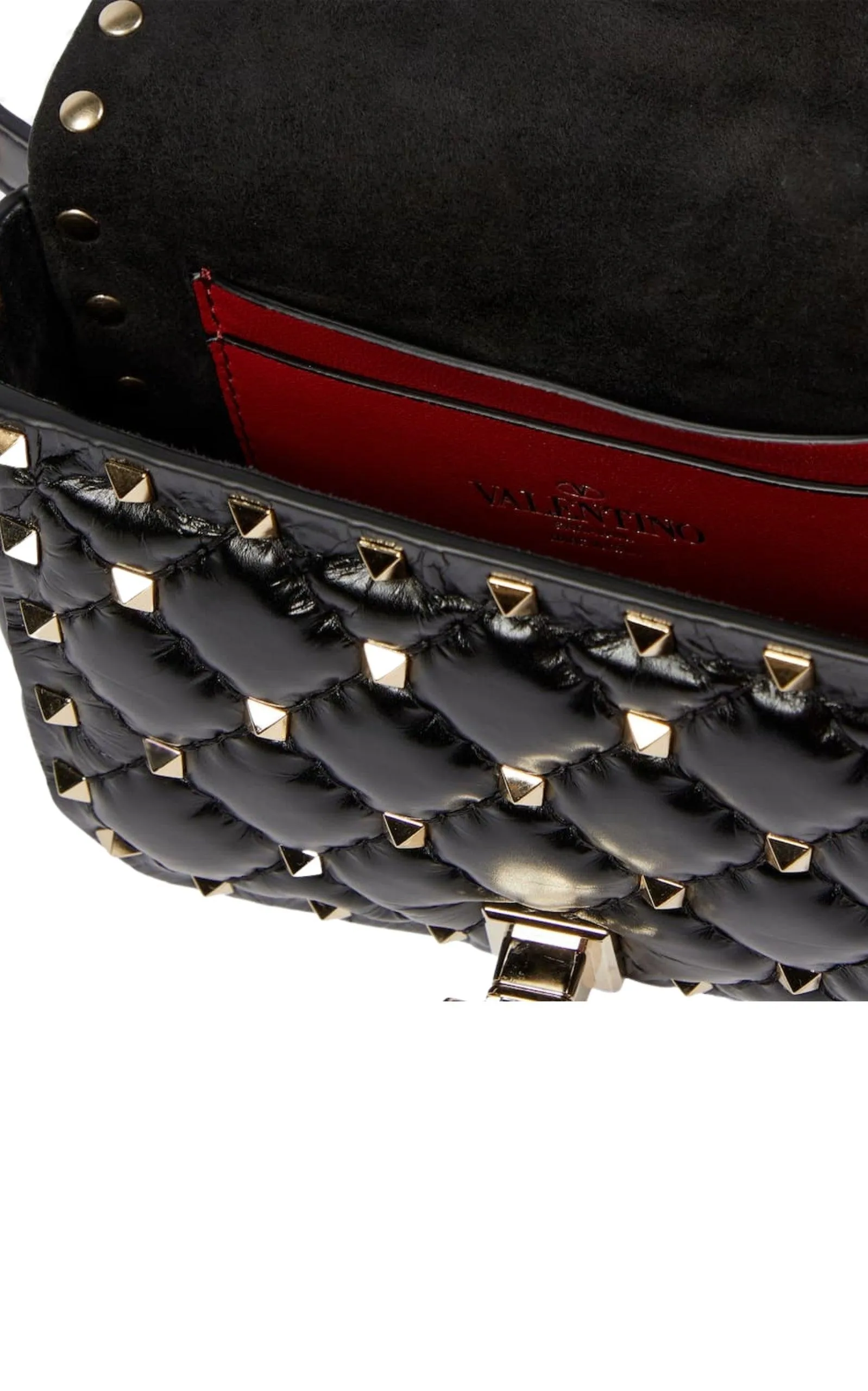 Rockstud Spike Mini Leather Shoulder Bag