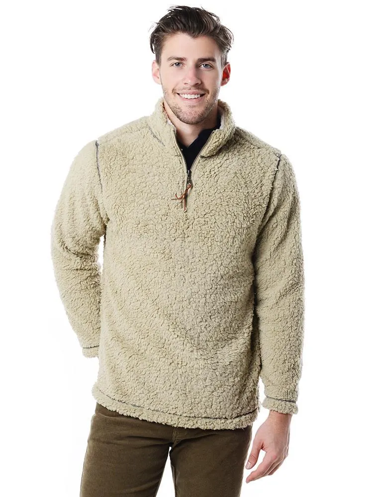     SAINT BERNARD  Men's Fuzzy 1/4 Zip Pullover    