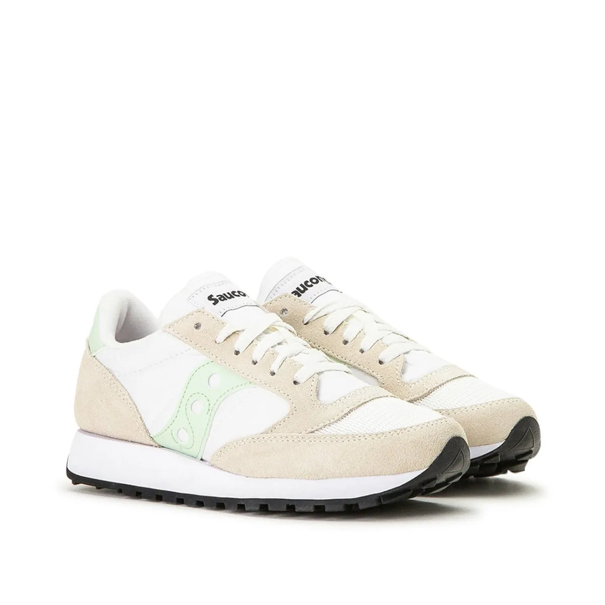 Saucony Jazz Original Vintage W (White / Beige / Green)