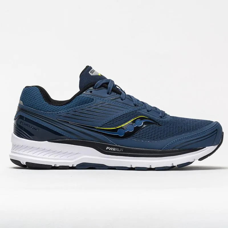 Saucony Mens Echelon 8 Running Shoe- Storm Blue/Black