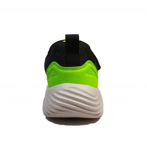 Skechers Bounder - Dripper Drop | Black/Lime | Childrens Waterproof Trainers