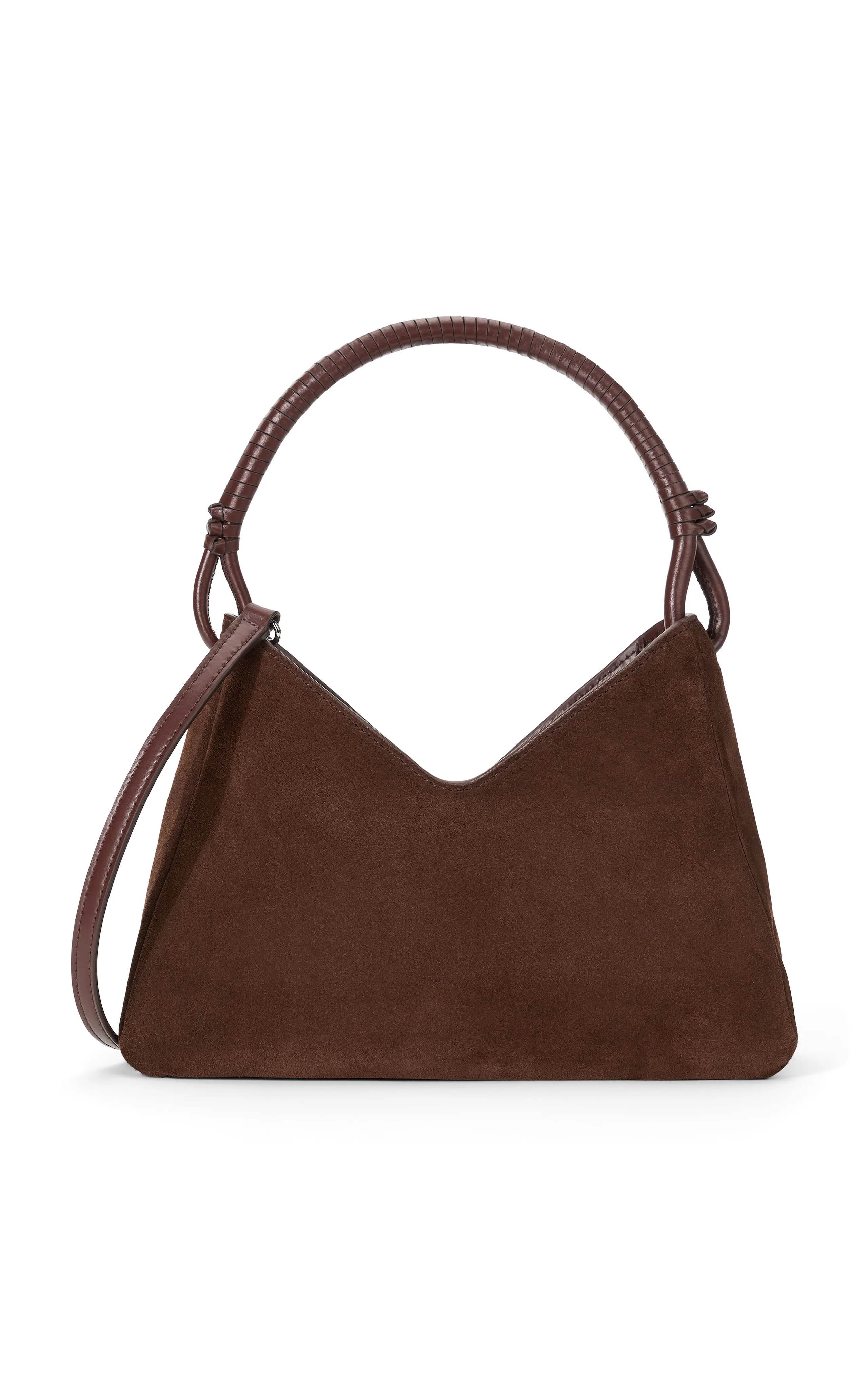 STAUD Valerie Suede Shoulder Bag