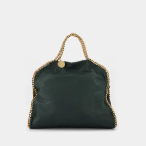 Stella McCartney  Falabella 3 Chain Tote in green synthetic leather