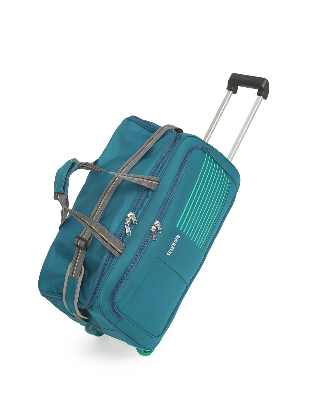 Teakwood Rolling Large Duffel Travel Bag (Teal)