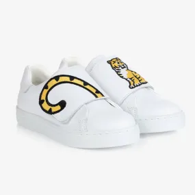 Teen White Leather KOTORA Trainers