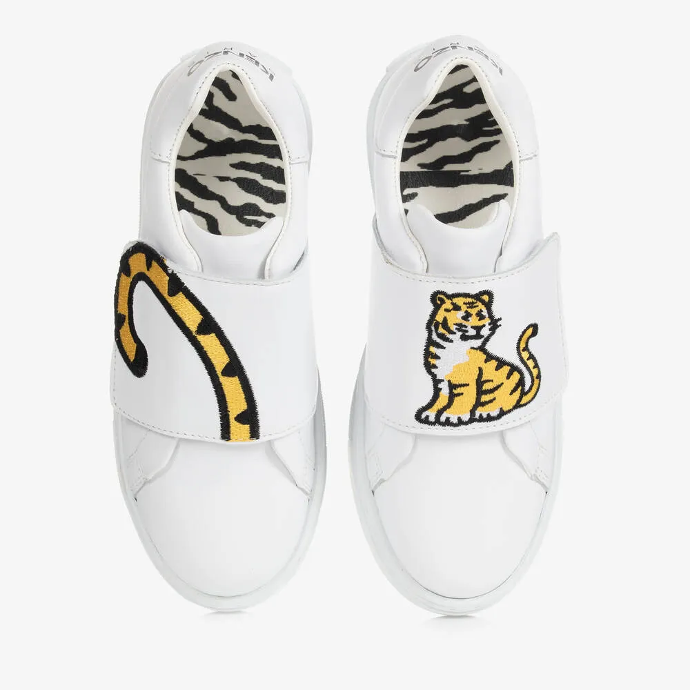 Teen White Leather KOTORA Trainers