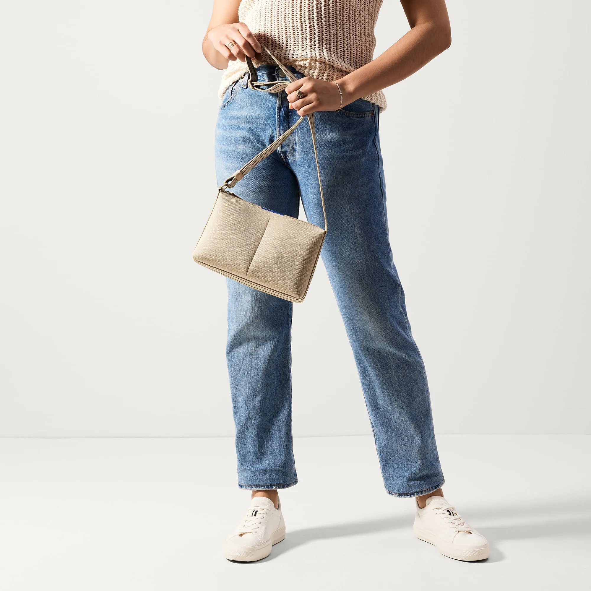 The Casual Crossbody in Parchment