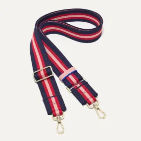 The Crossbody Strap in Confetti Stripe