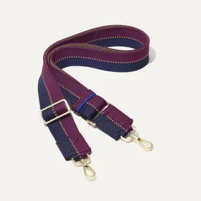 The Crossbody Strap in Dark Aubergine