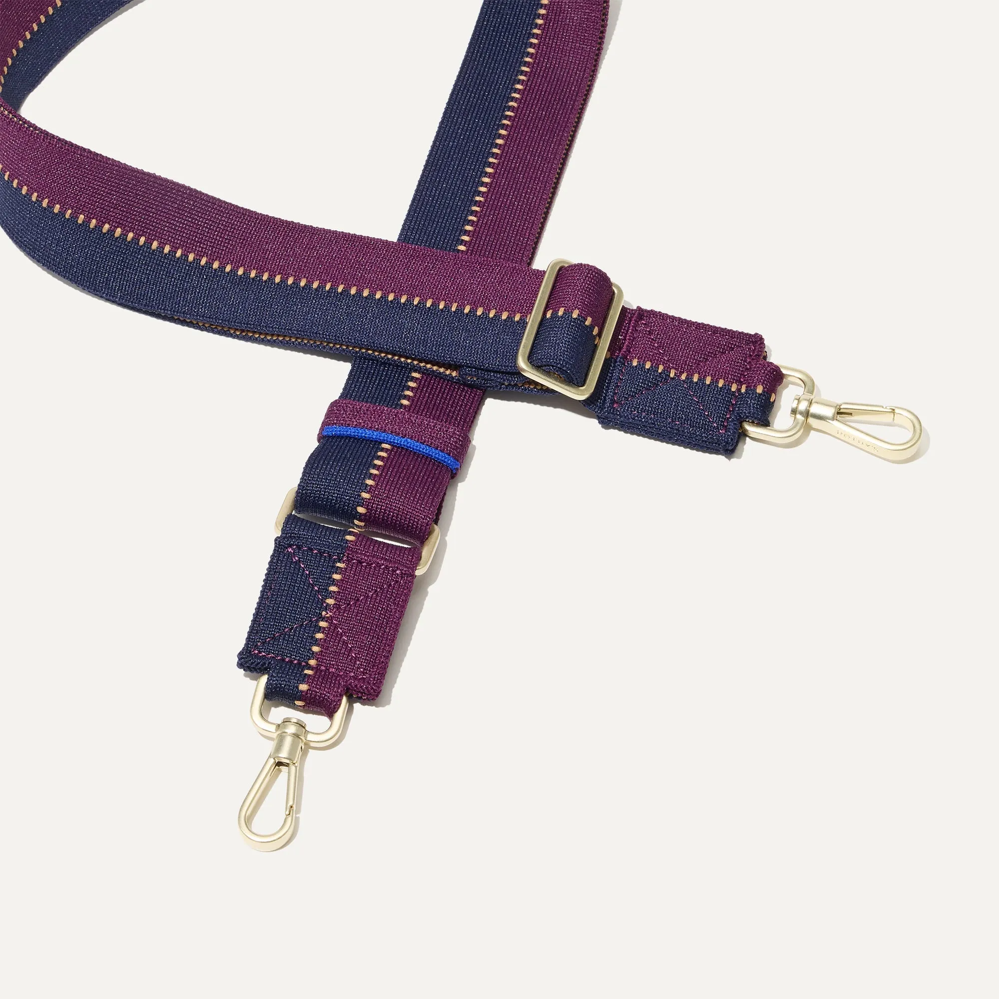 The Crossbody Strap in Dark Aubergine