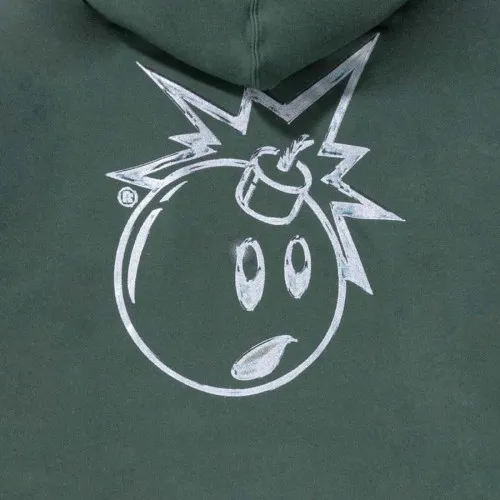 The Hundreds Chrome Adam Pullover Alpine Green