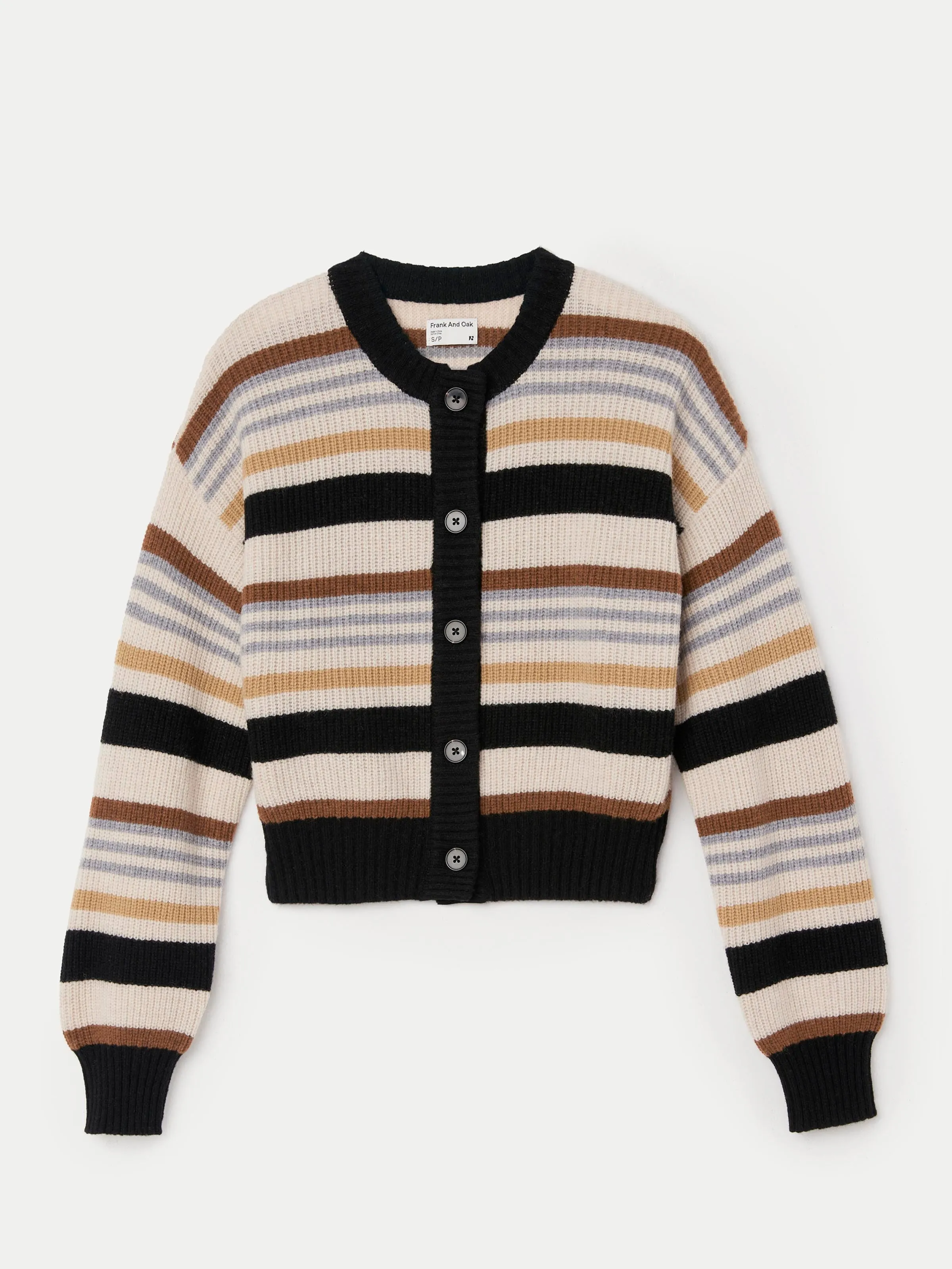 The Lambswool Cardigan in Vanilla