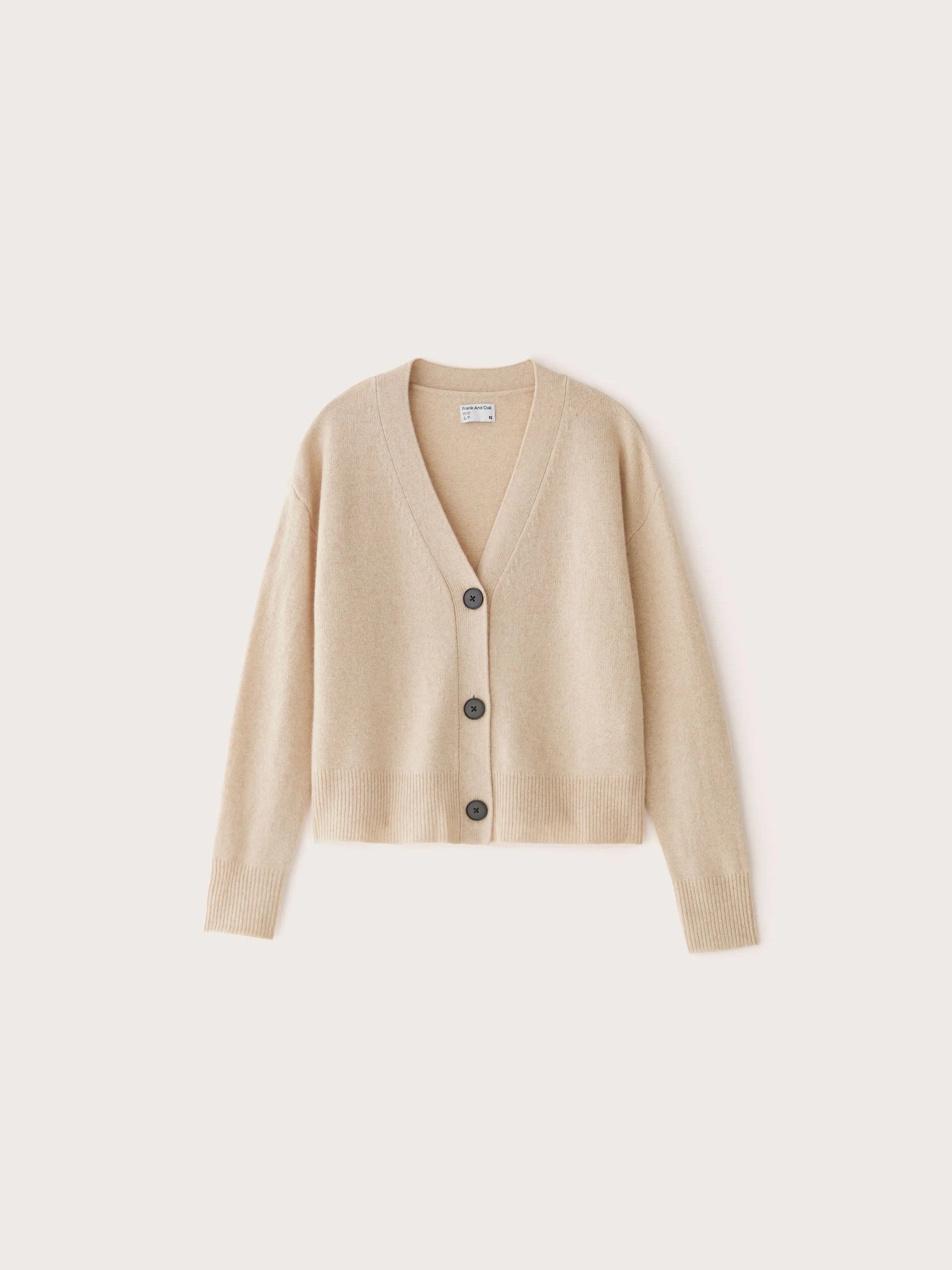 The Yak Wool Cardigan in Beige