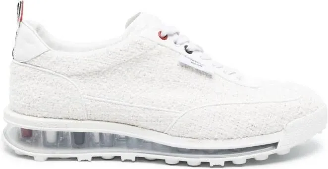 Thom Browne Tech Runner tweed sneakers White