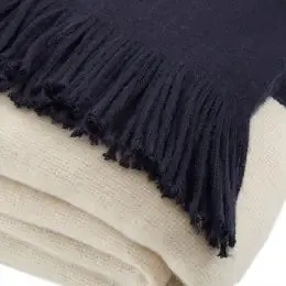 TL HO Fringed Throw Blanket