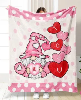 Valentine Blanket - Gnome