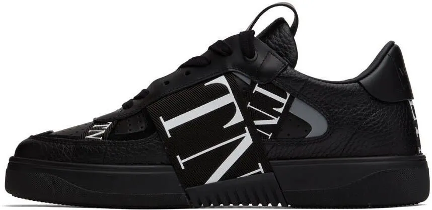 Valentino Garavani Black VL7N Low-Top Sneakers