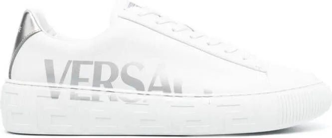 Versace La Greca logo-print sneakers White