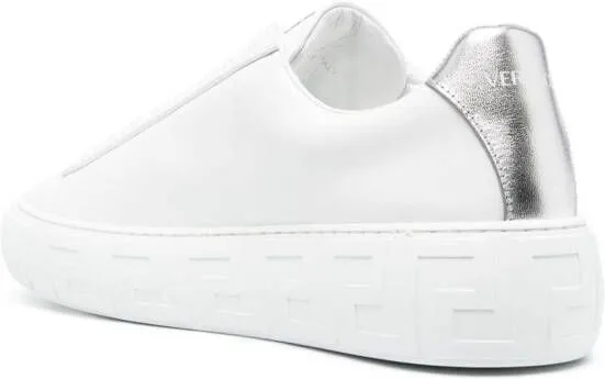 Versace La Greca logo-print sneakers White