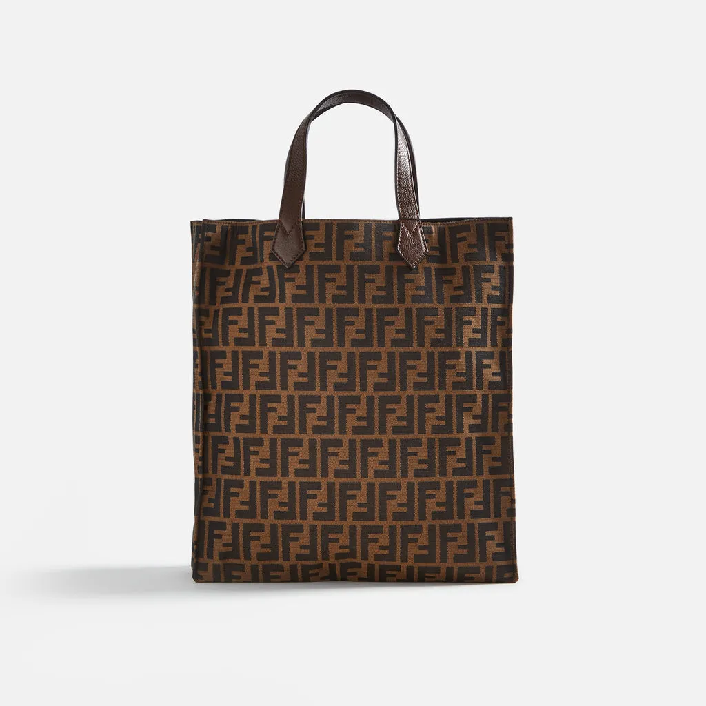 What Goes Around Comes Around    wgaca fendi zucca vertical tote