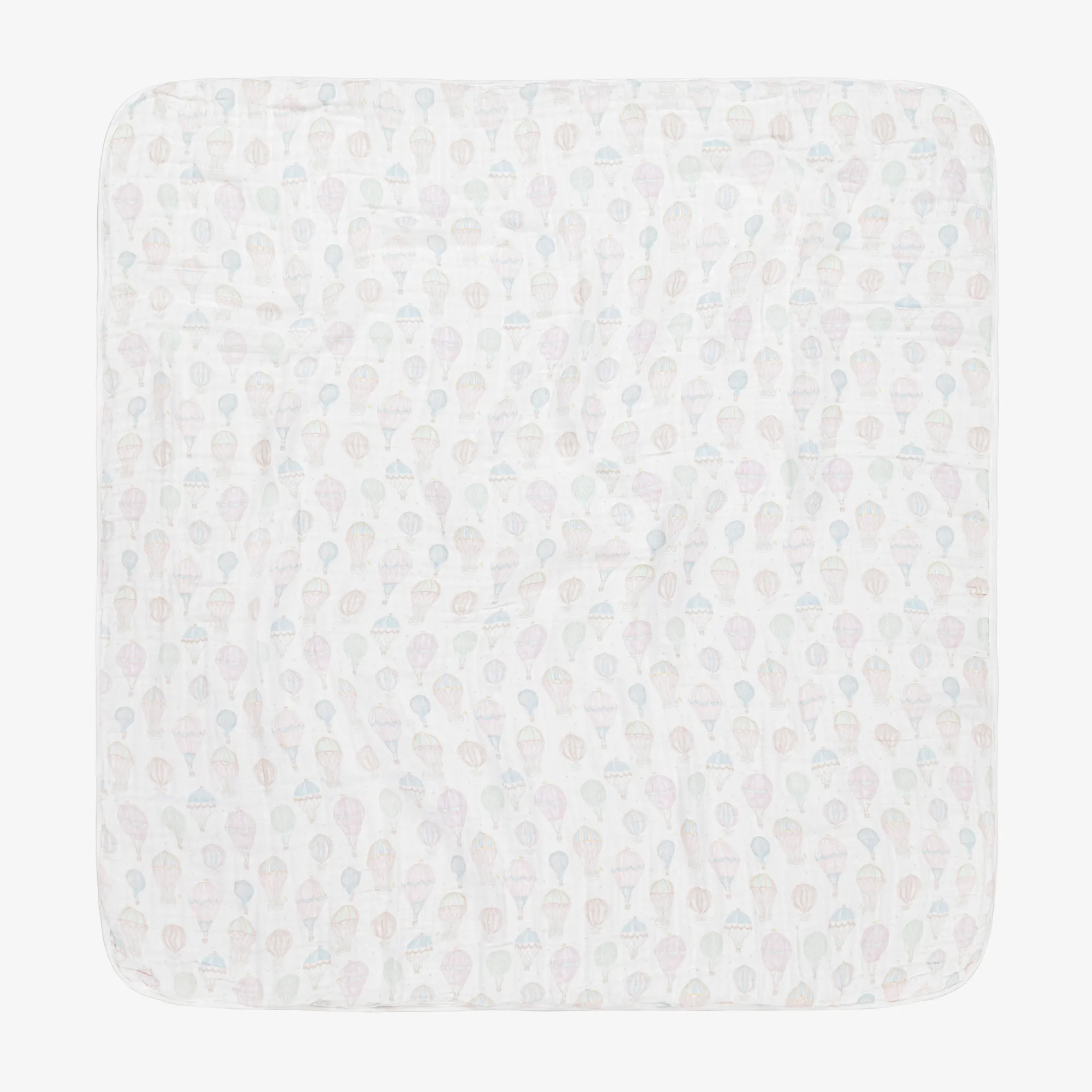 White Organic Cotton Muslin Blanket (120cm)