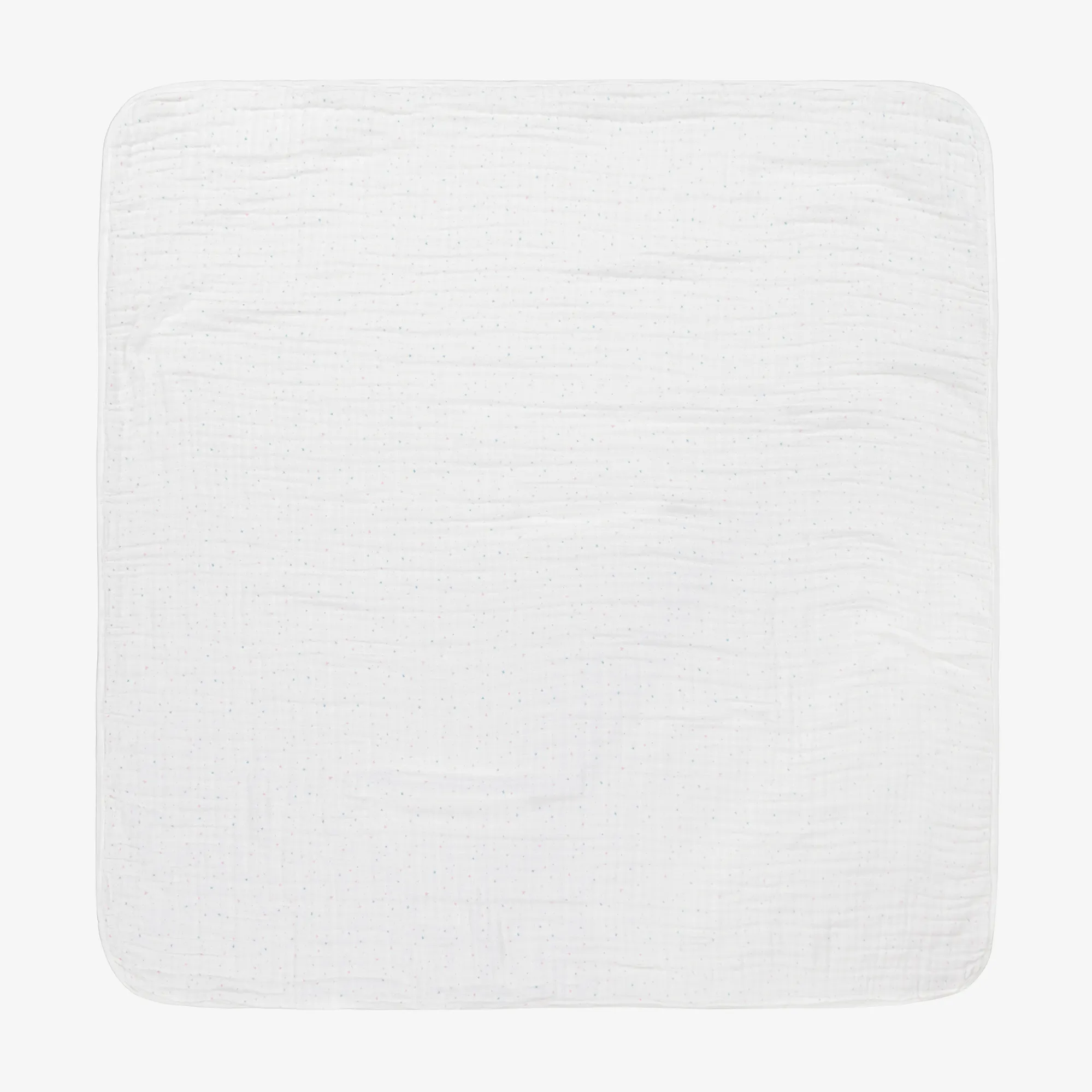 White Organic Cotton Muslin Blanket (120cm)