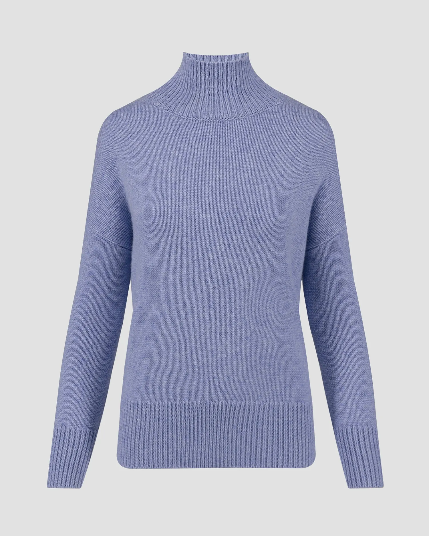 Women's blue cashmere turtleneck Kujten Ulla F2060-2253