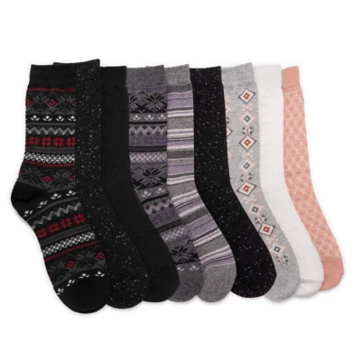 Women's MUK LUKS MUK LUKS+9 Pair Pack 8