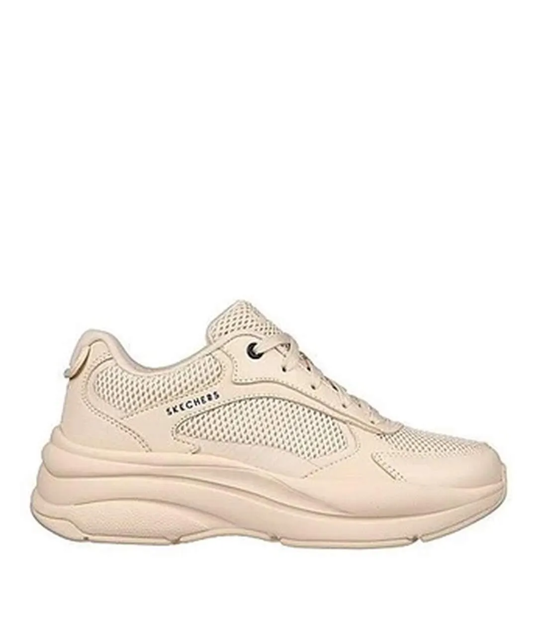 Womens/ladies street twisterz lighten up trainers sand Skechers