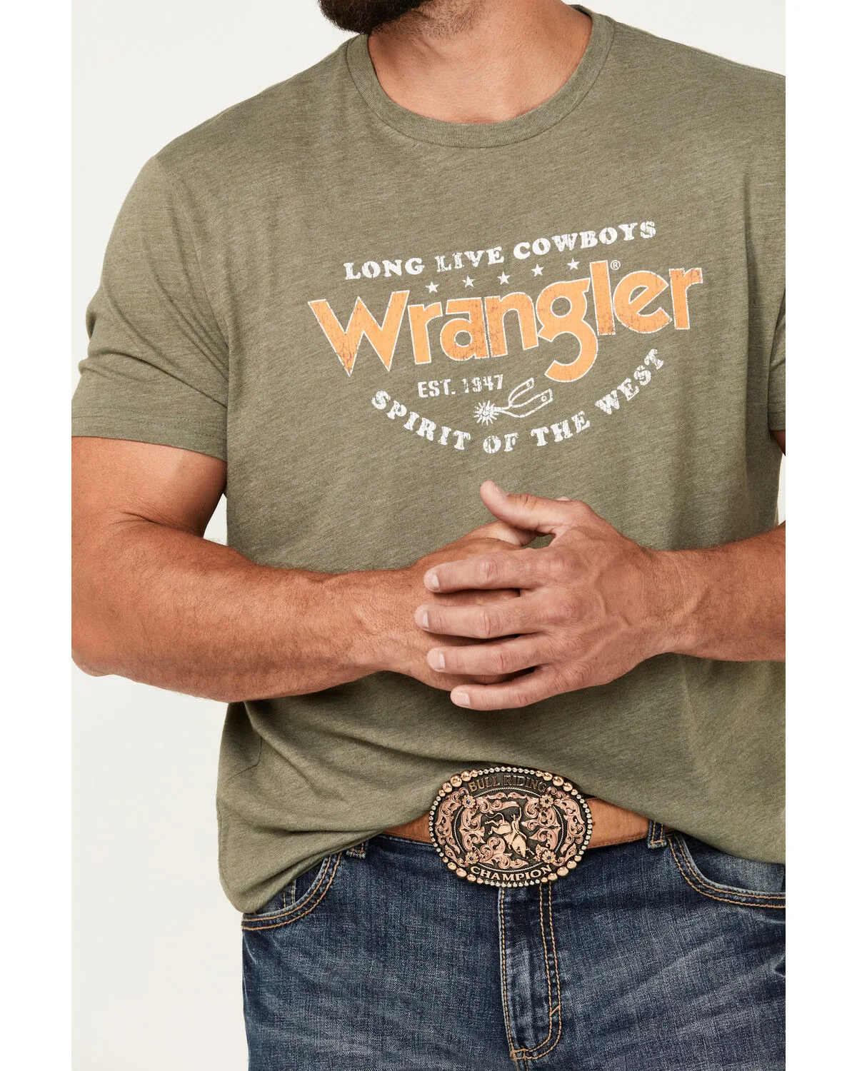 Wrangler Men's Boot Barn Exclusive Logo Short Sleeve Graphic T-Shirt