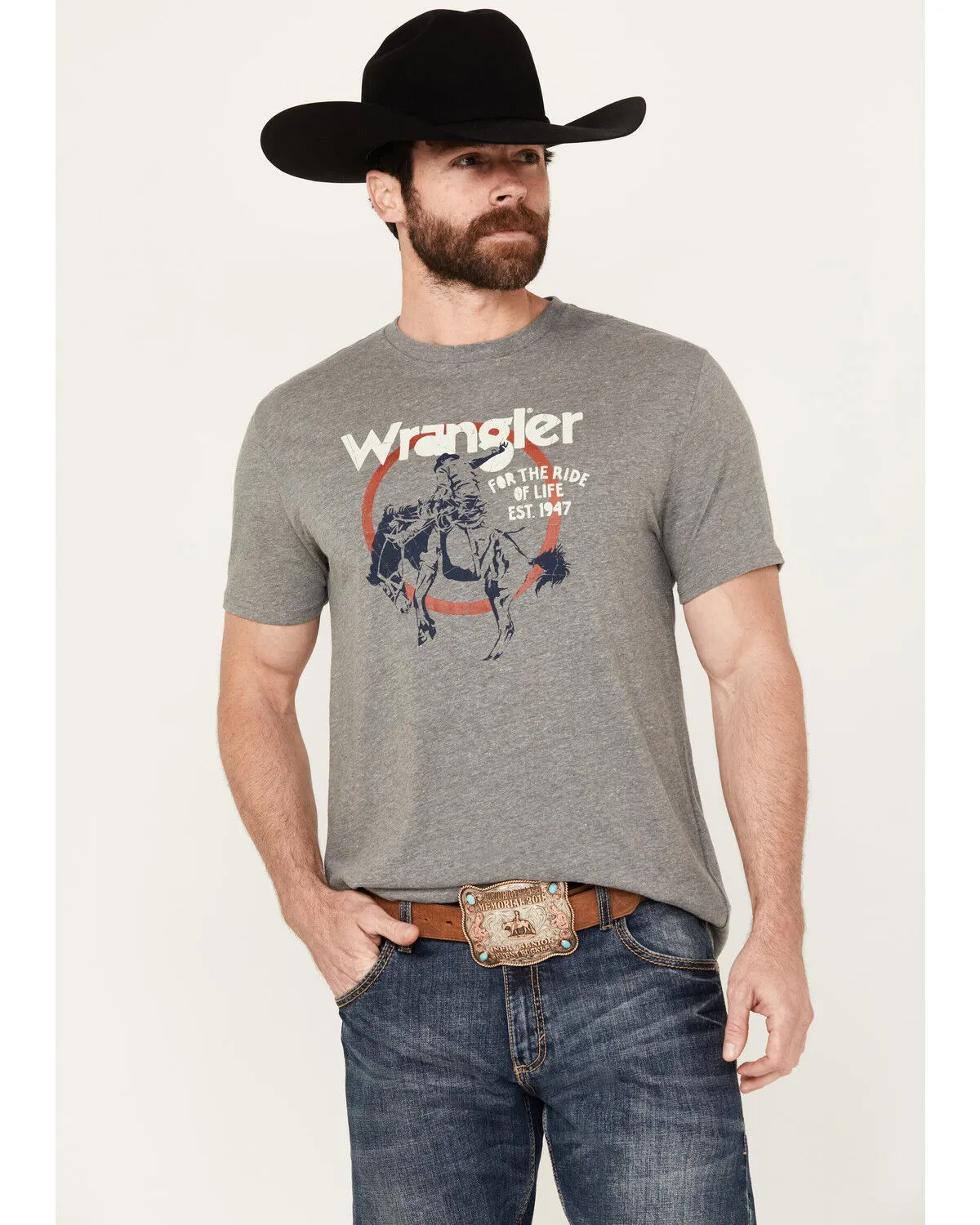 Wrangler Men's Boot Barn Exclusive Ride of Life Short Sleeve Graphic T-Shirt