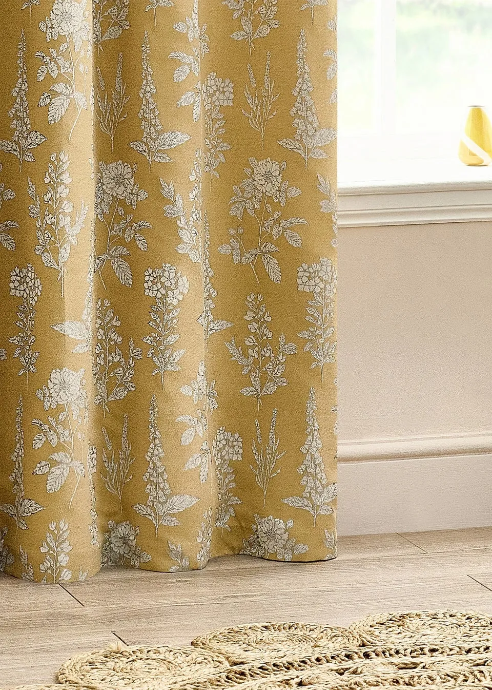 Wylder Nature Sophia Floral Eyelet Curtains