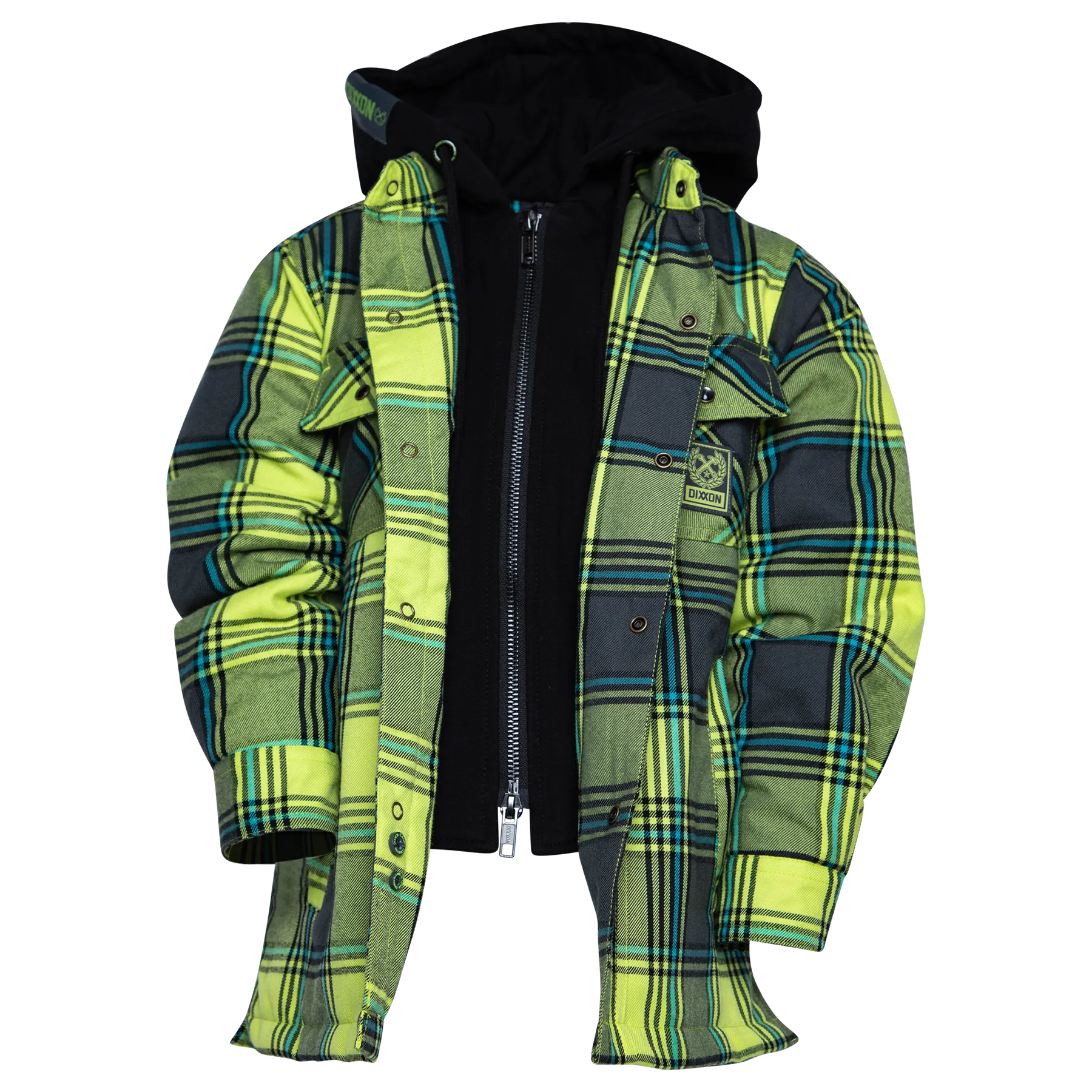 Youth Jobsite Hooded Flannel Jacket